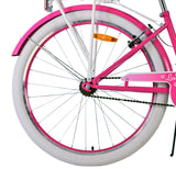Volore léiwe Kanner Velo - Meedercher - 26 Zoll - Rosa - zwee Handbremsen