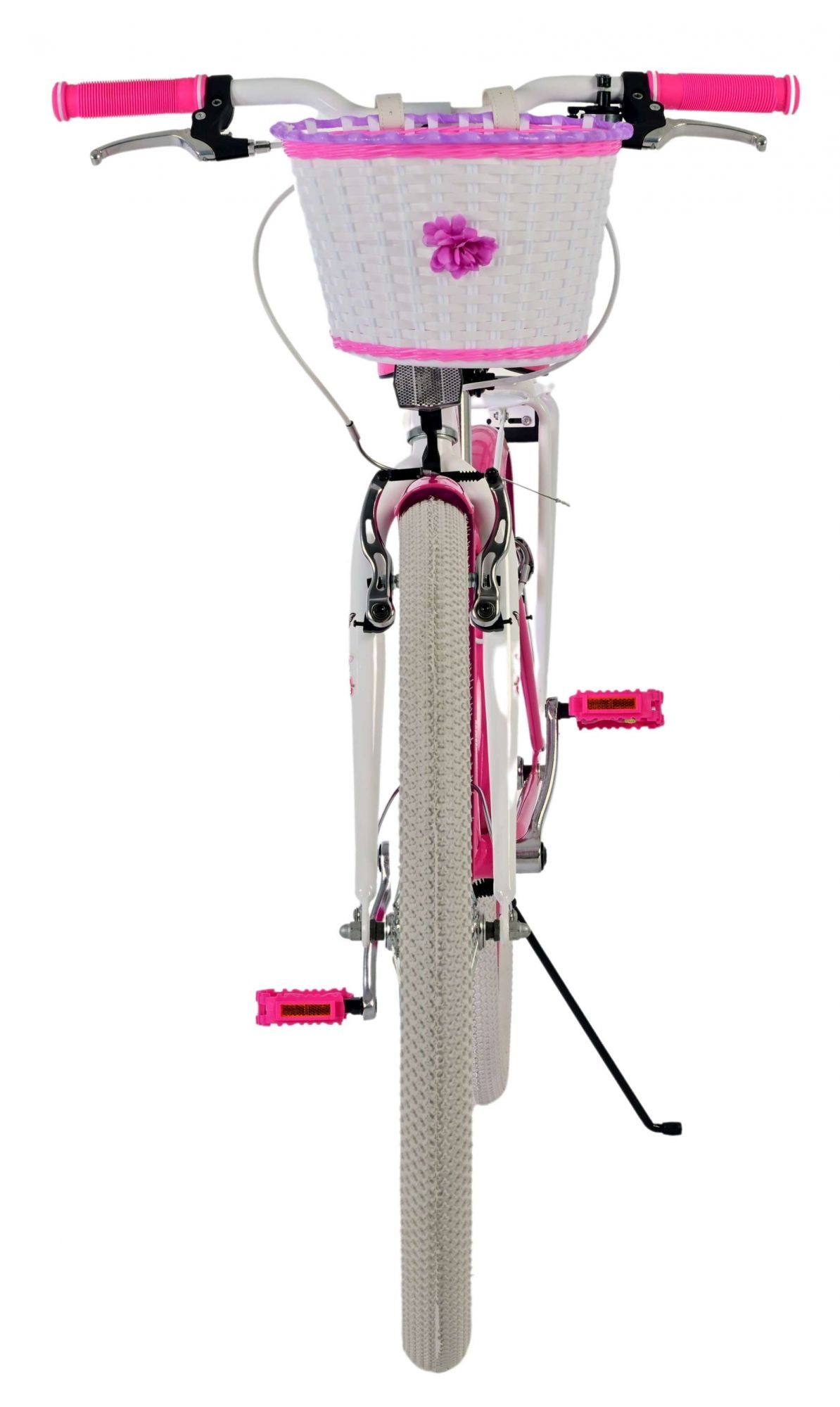 Volore léiwe Kanner Velo - Meedercher - 26 Zoll - Rosa - zwee Handbremsen