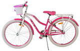 Volore léiwe Kanner Velo - Meedercher - 26 Zoll - Rosa - zwee Handbremsen