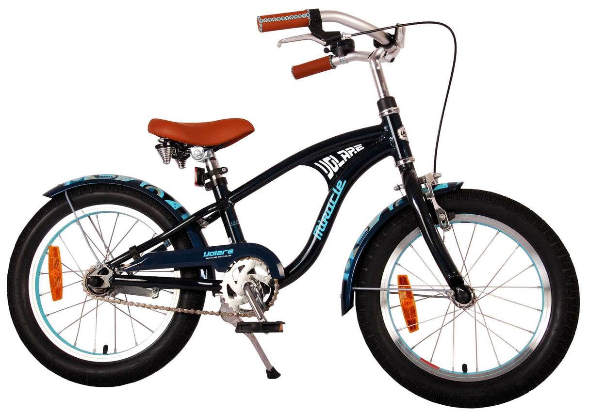 Volare Miracle Cruiser Children's Bicycle - Boys - 16 inch - Matt Blue - Prime Collection