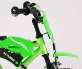 Volare Motorbike Children's Bike - Boys - 12 inch - Green - 95% assembled