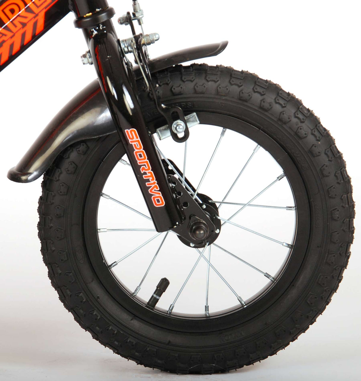 Volare Sportivo Children's Bike Boys 12 inch neon Oranje Black 95% assembled