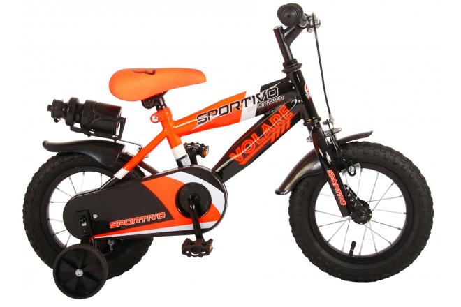 Volare Sportivo Children's Bike Boys 12 inch neon Oranje Black 95% assembled