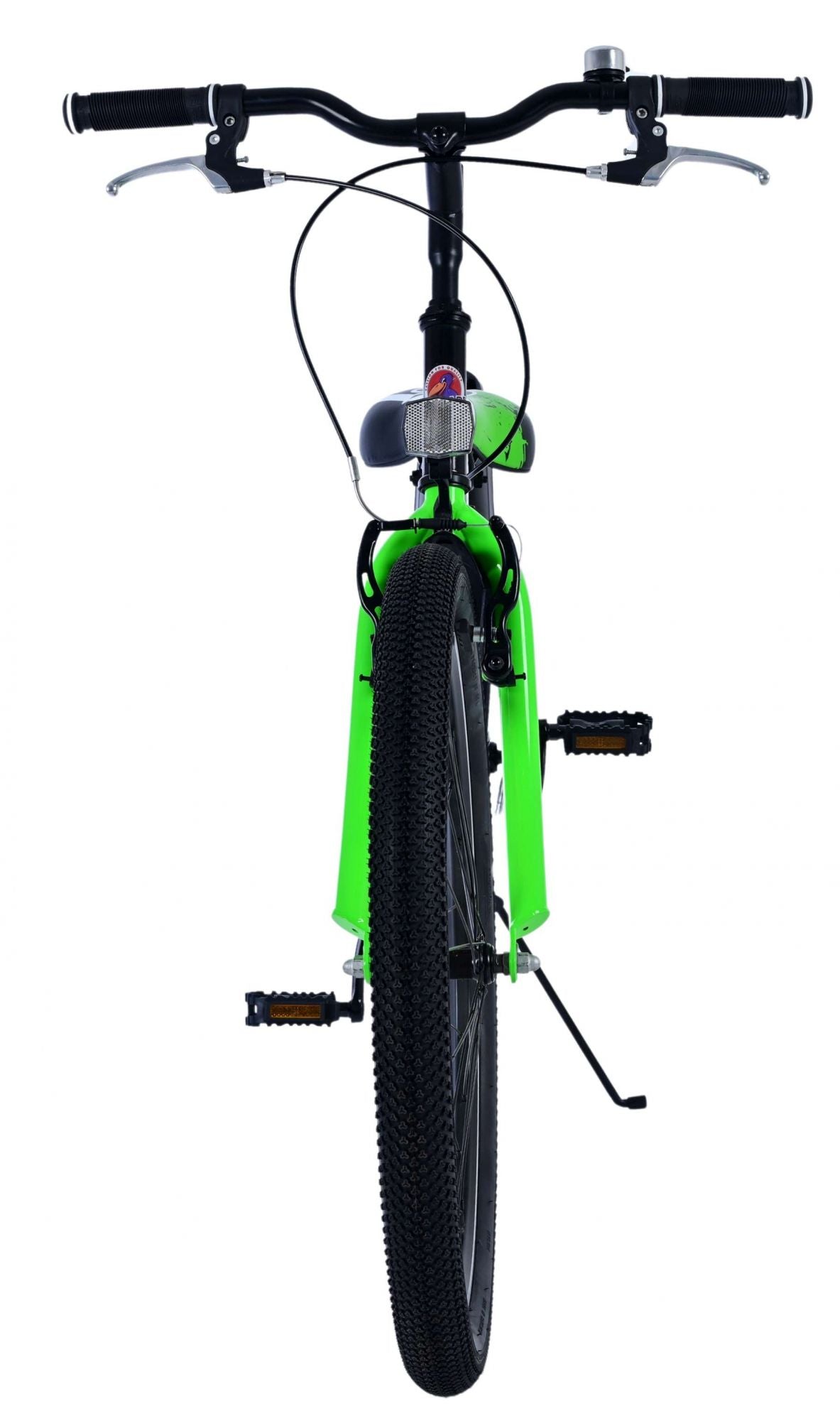 Volare Sportivo Children's Bicycle - Boys - 24 Inch - Black Green - Two Hand brakes