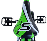 Bicycle per bambini Sports Stirare - Boys - 12 pollici - Verde Nero