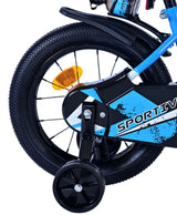 Bicycle per bambini Sports SportiVo - Boys - 14 pollici - Blu nero
