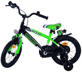 Bicycle per bambini Sports Stirare SportVo - Boys - 14 pollici - Verde Nero