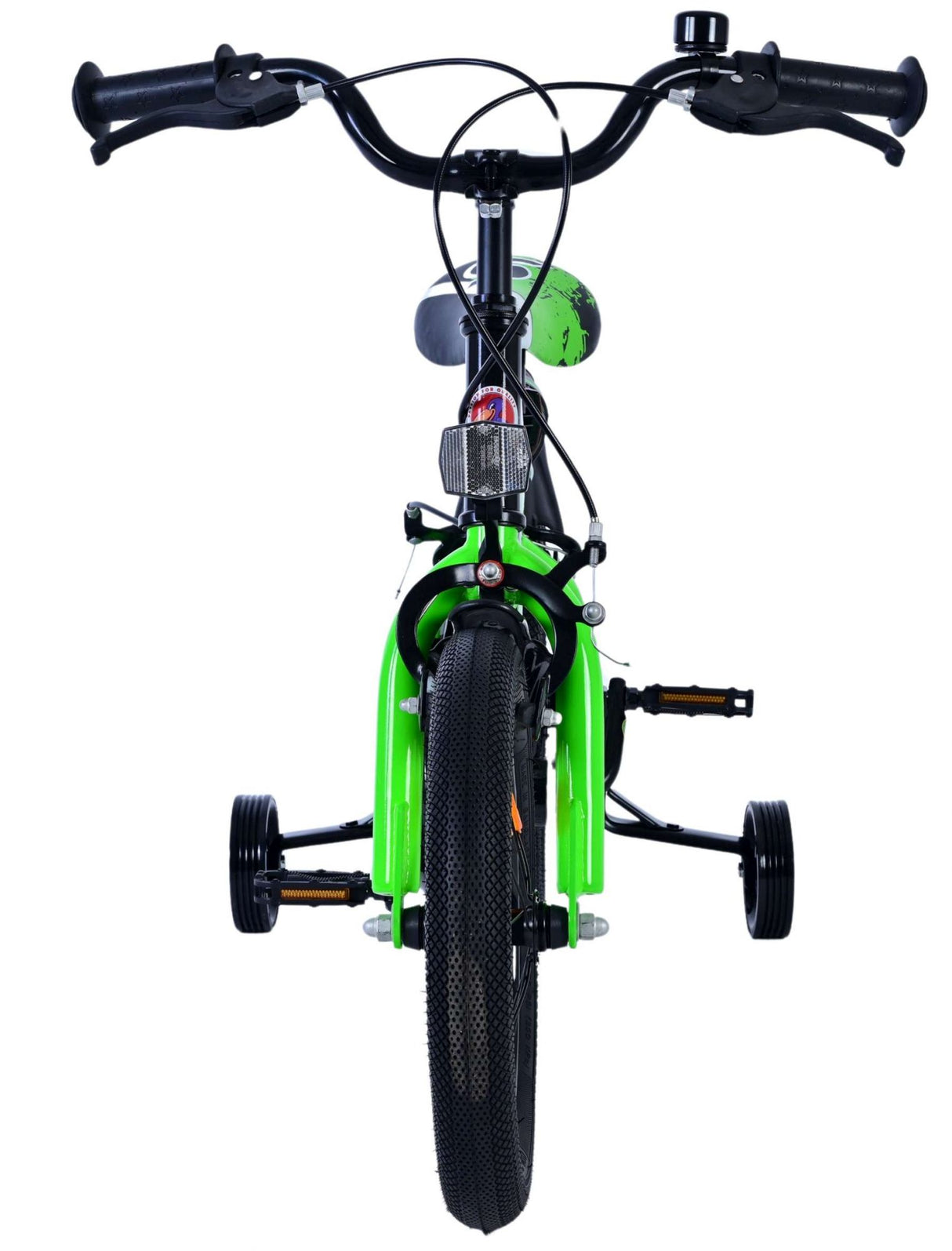 Bicycle per bambini Vlatare SportVo - Boys - 14 pollici - Black verde - Freni a due mani