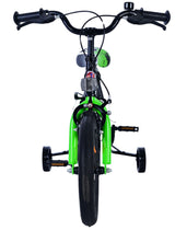 Bicycle per bambini Vlatare SportVo - Boys - 14 pollici - Black verde - Freni a due mani