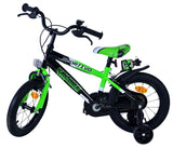 Bicycle per bambini Vlatare SportVo - Boys - 14 pollici - Black verde - Freni a due mani