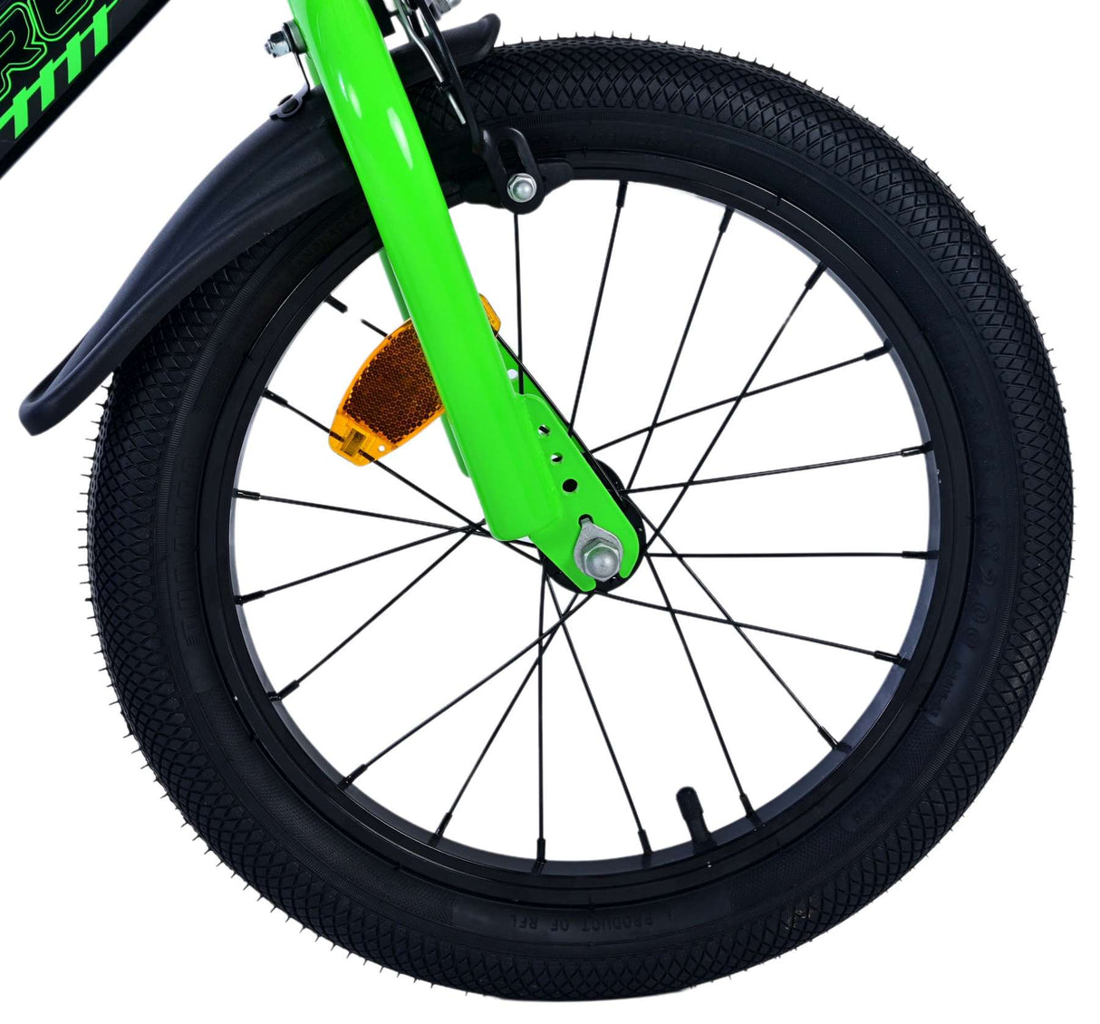 Bicycle per bambini Sports Stirare SportVo - Boys - 16 pollici - Verde Nero