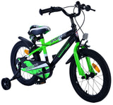 Volare Sportivo Children's Bicycle - Boys - 16 Inch - Green Black - Two hand brakes
