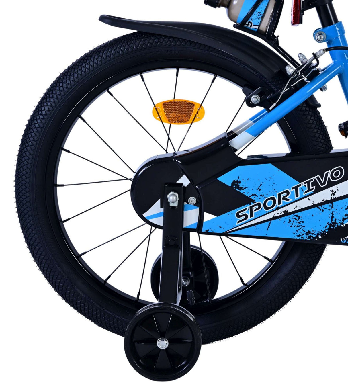 Bicycle per bambini Vlatare SportVo - Boys - 18 pollici - Blu Nero - Freni a due mani