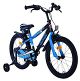 Bicycle per bambini Vlatare SportVo - Boys - 18 pollici - Blu Nero - Freni a due mani