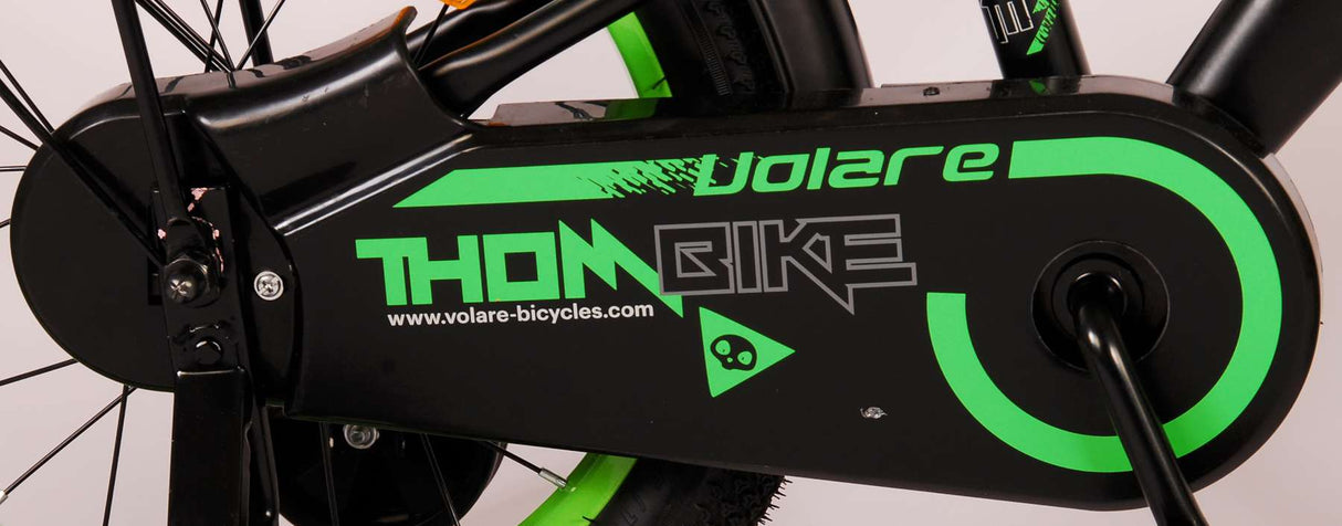 Volare Thombike Children's Bike - Boys - 16 inch - Black Green