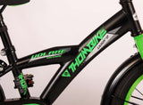 Volare Thombike Children's Bike - Boys - 16 inch - Black Green