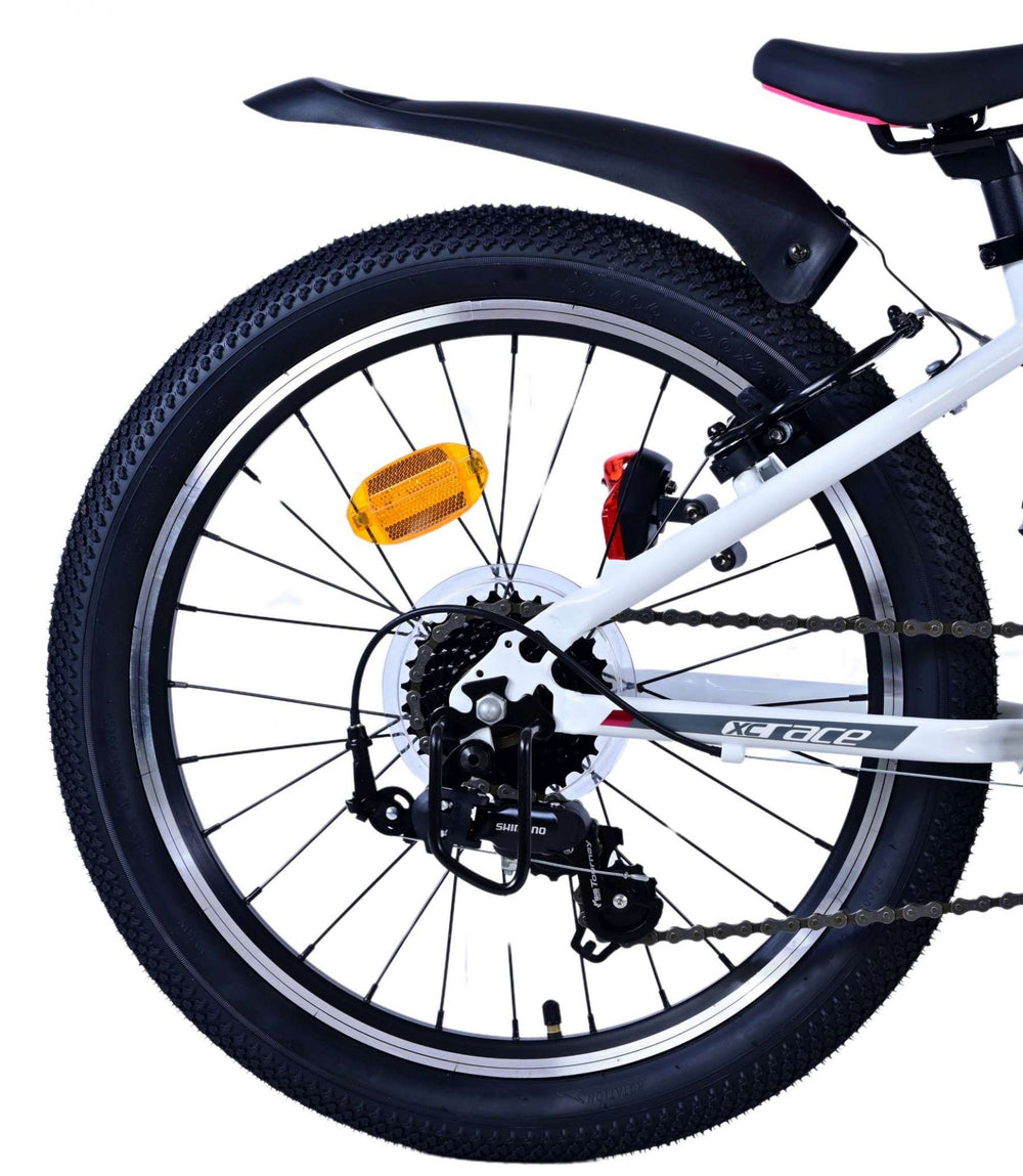 Volare XC race children's bike - 20 inch - 7 speed - white pink