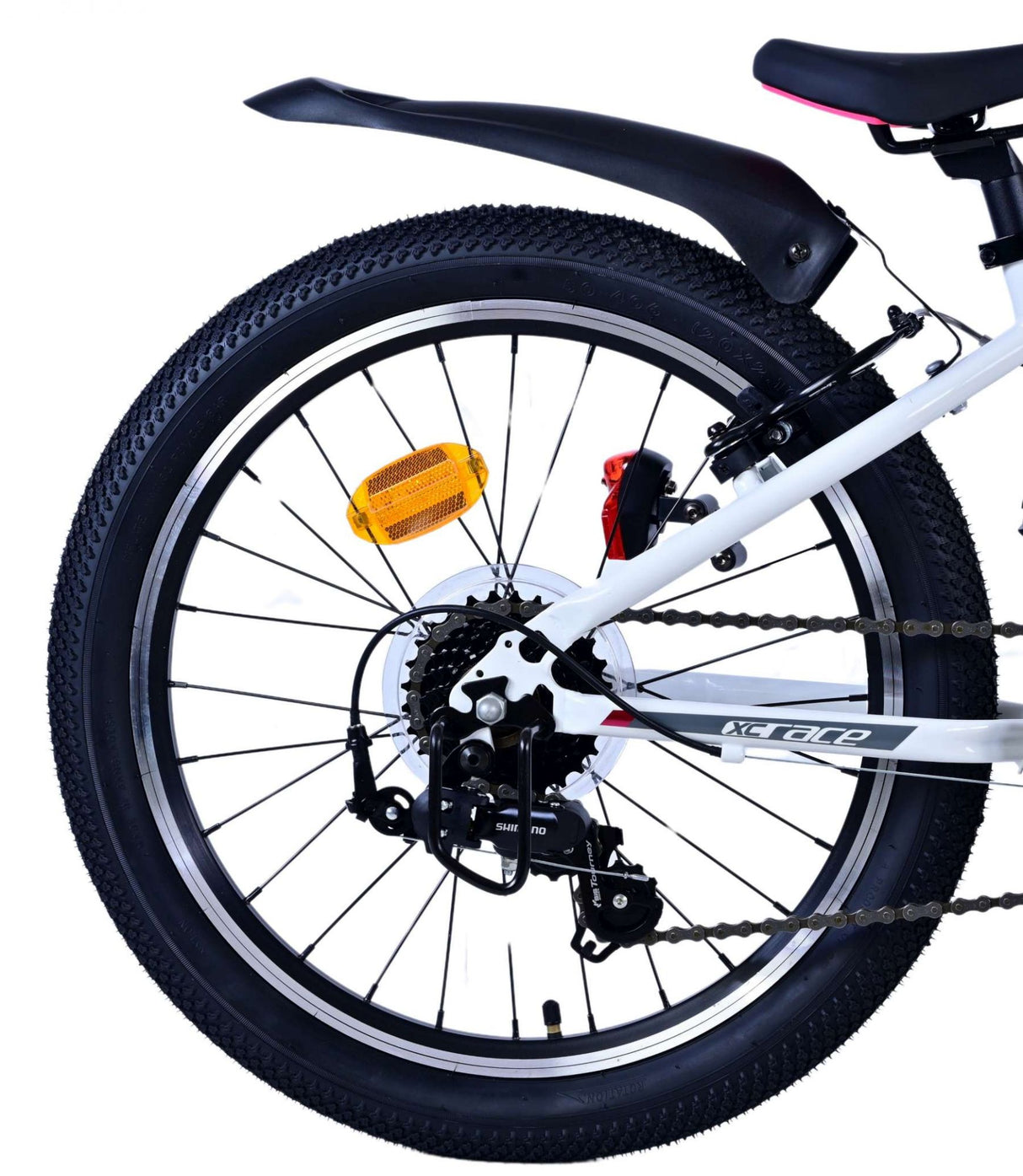 Volare XC Race Children's Bicycle - 20 Inch - 7 Speed ​​- White Pink