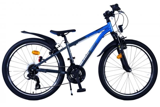 Volare XC Race Children's Bicycle - 24 Inch - 21 Speed ​​- Blue Gray