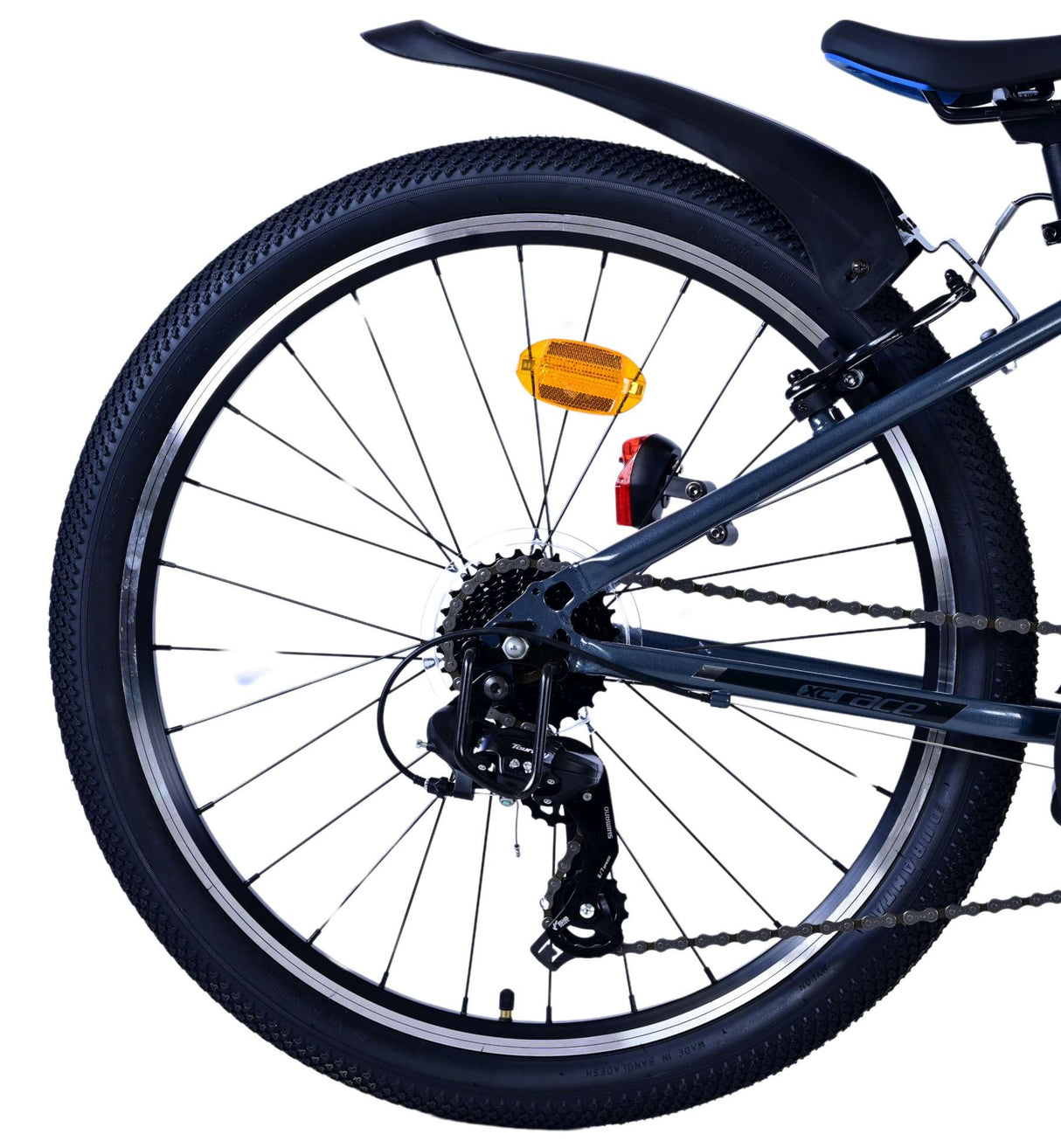 Volare XC Race Children's Bicycle - 24 Inch - 21 Speed ​​- Blue Gray
