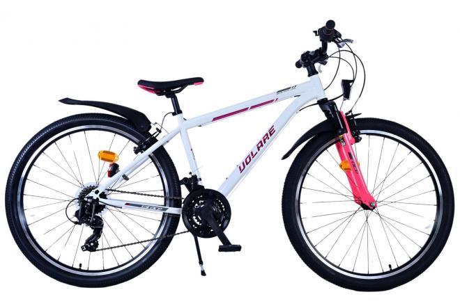 Volare XC race children's bike - 26 inch - 21 speed - white pink
