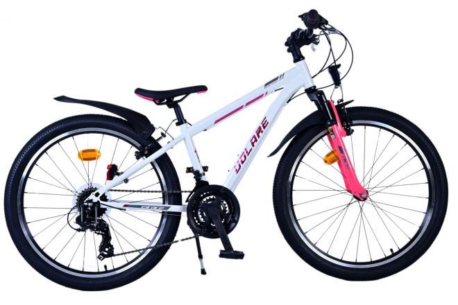 Volare XC Race Motor's Bike 24 -calowa 21 prędkość biały różowy