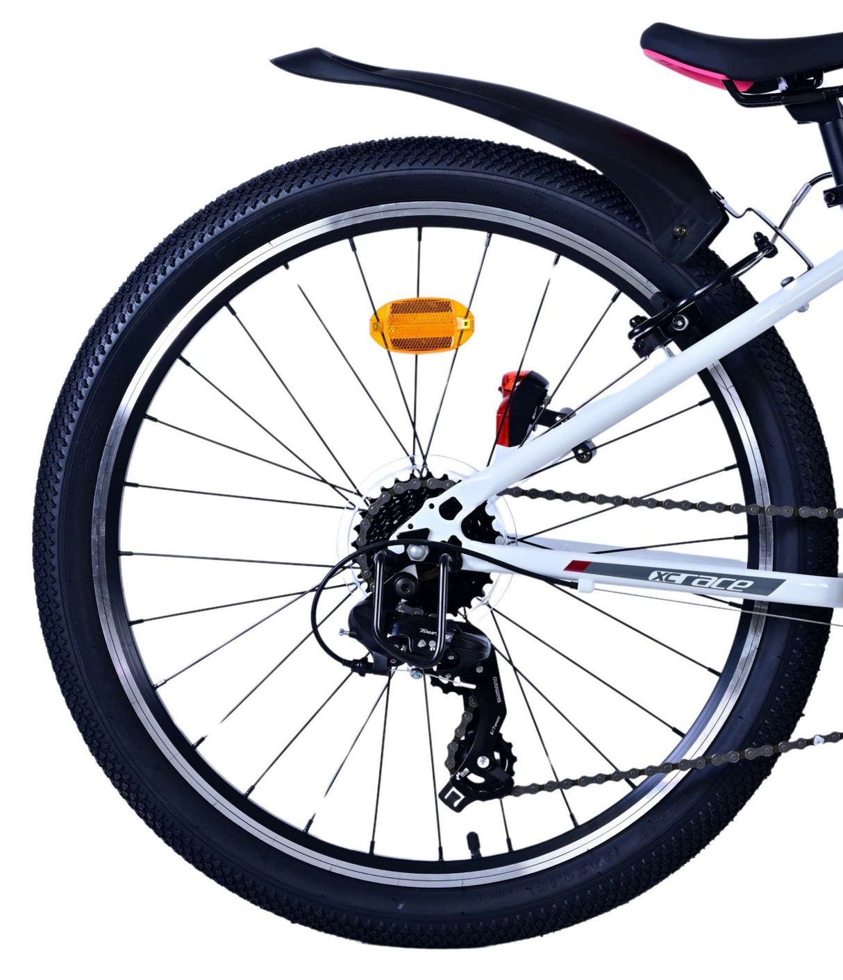 Volare XC Race Motor's Bike 24 -calowa 21 prędkość biały różowy