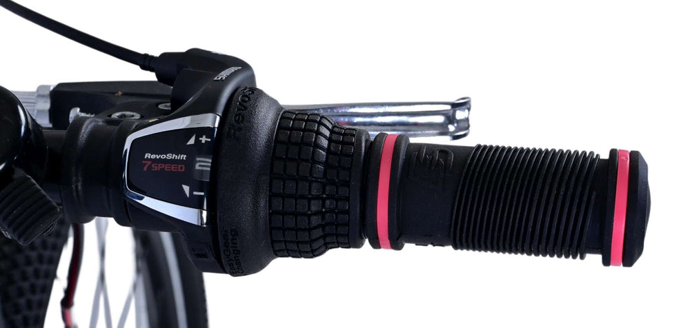 Volare xc race kinderfiets - 24 inch - 21 speed - wit roze