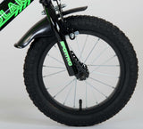 Volare Sportivo Children's Bike Boys 14 inch Neon Green Black Two hand brakes 95% assembled