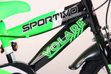 Volare Sportivo Children's Bike Boys 14 inch Neon Green Black Two hand brakes 95% assembled