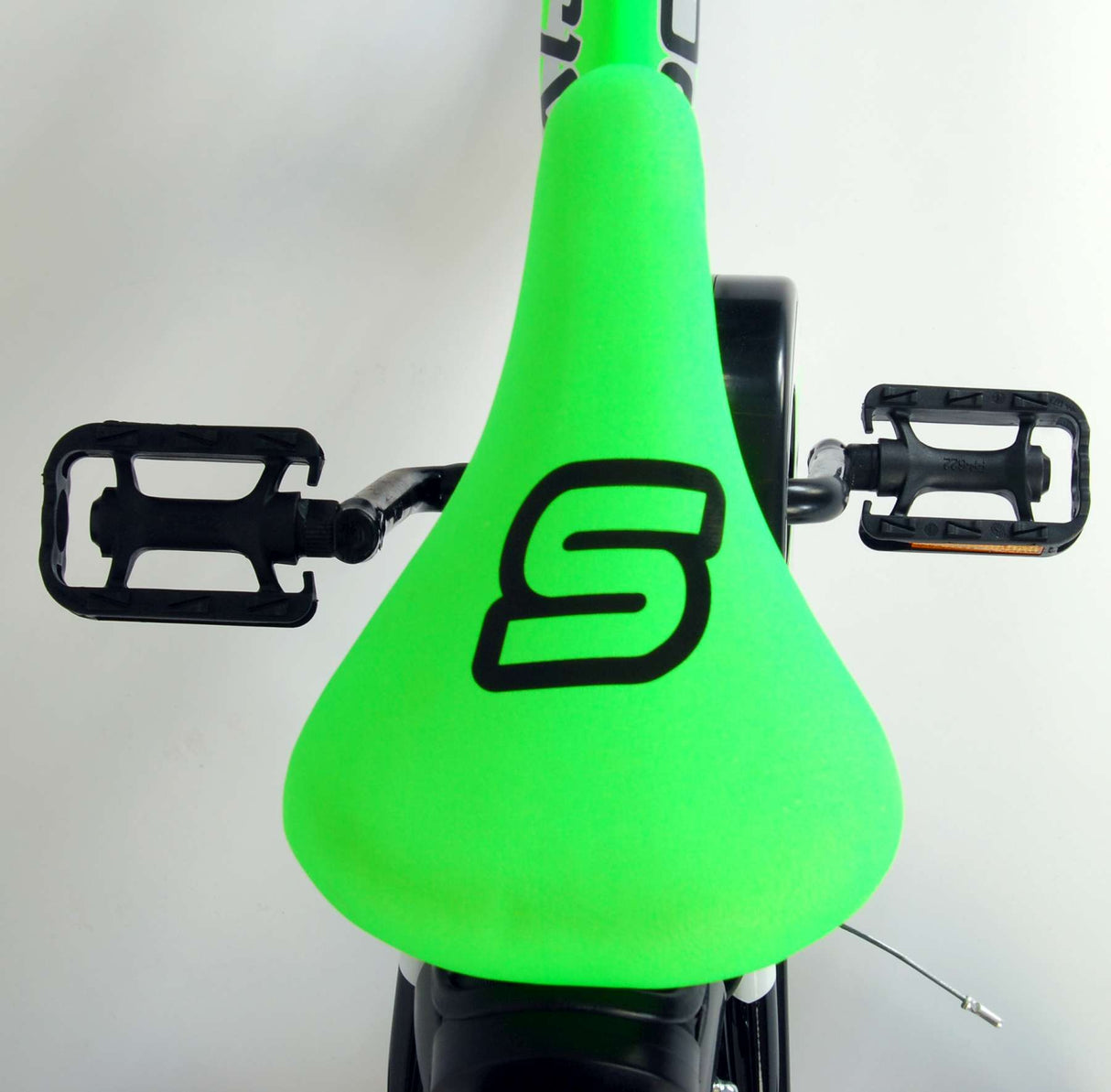 Volare Sportivo Children's Bike Boys 14 inch Neon Green Black Two hand brakes 95% assembled