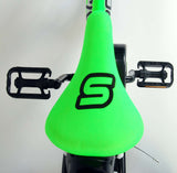Volare Sportivo Children's Bike Boys 14 inch Neon Green Black Two hand brakes 95% assembled
