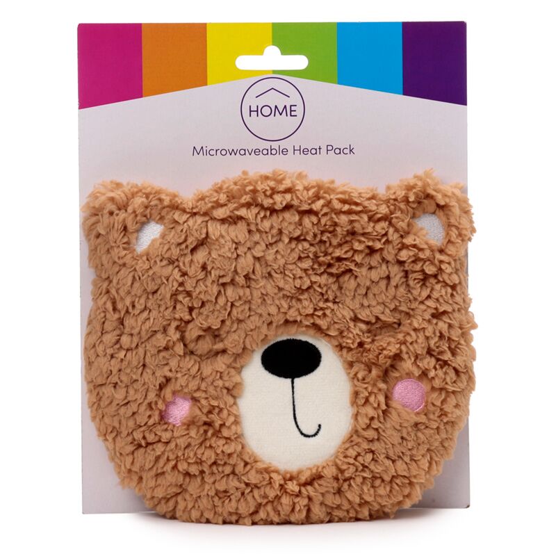 Teddybär um Plüschmikrowellenhitzepacklavendelweizen