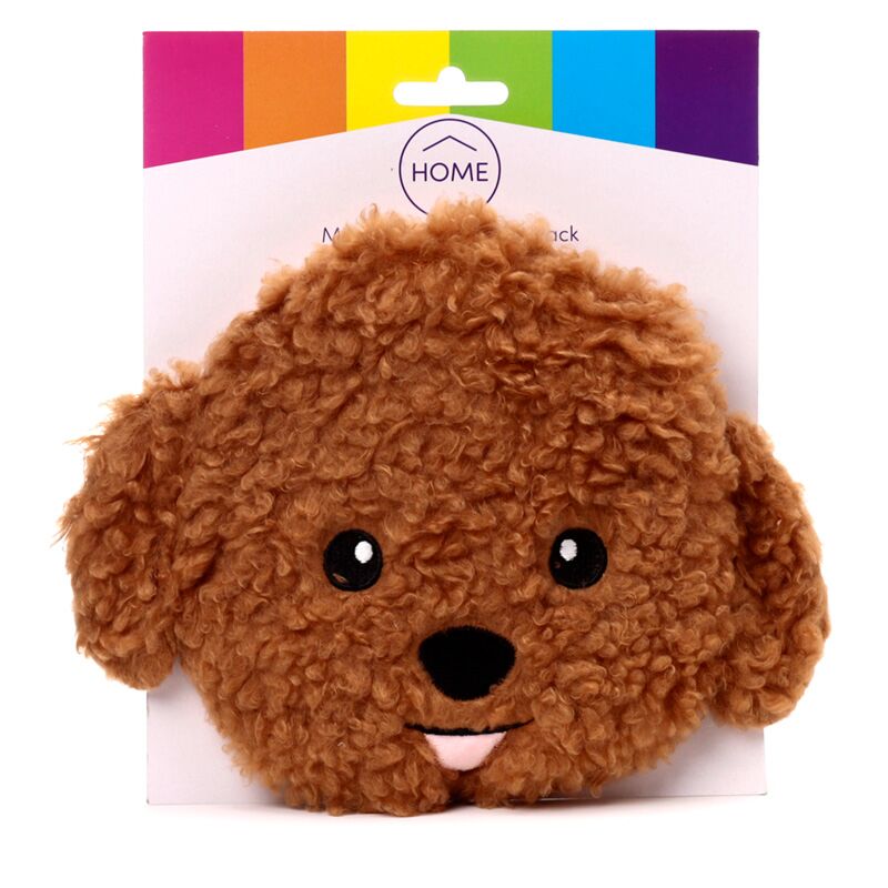 Cavapoo Dog Head Microonde Heatpack Lavender Wheat