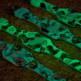 Minecraft glow in the dark digital silicone watch