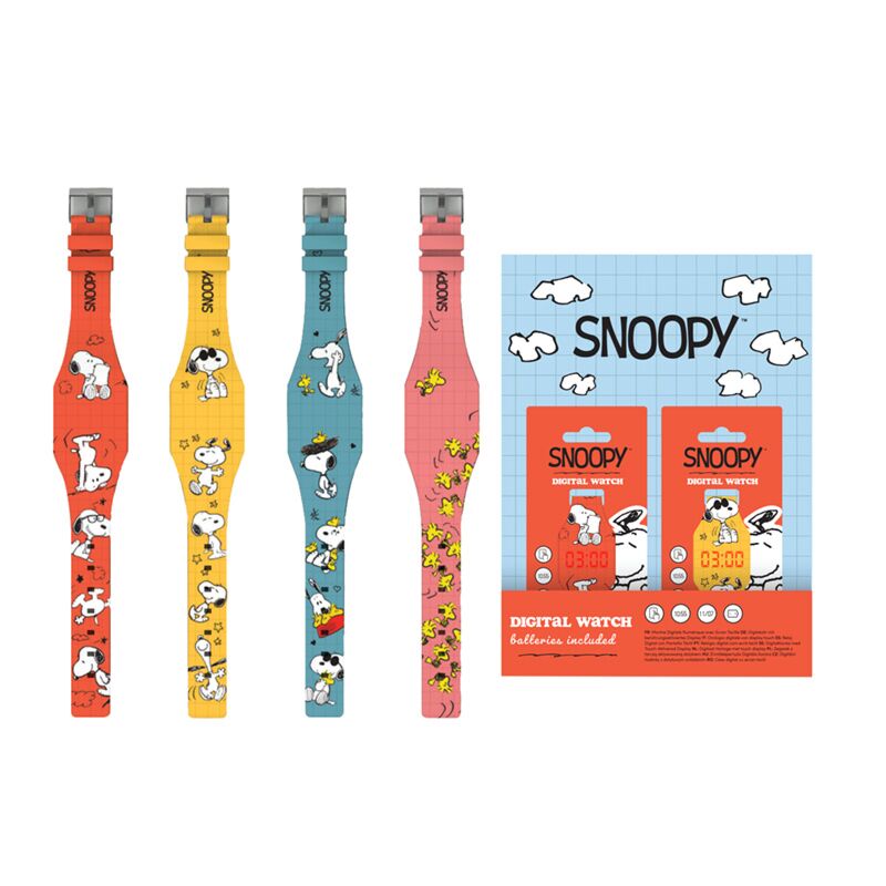 Peanuts snoopy woodstock silicone digital watch