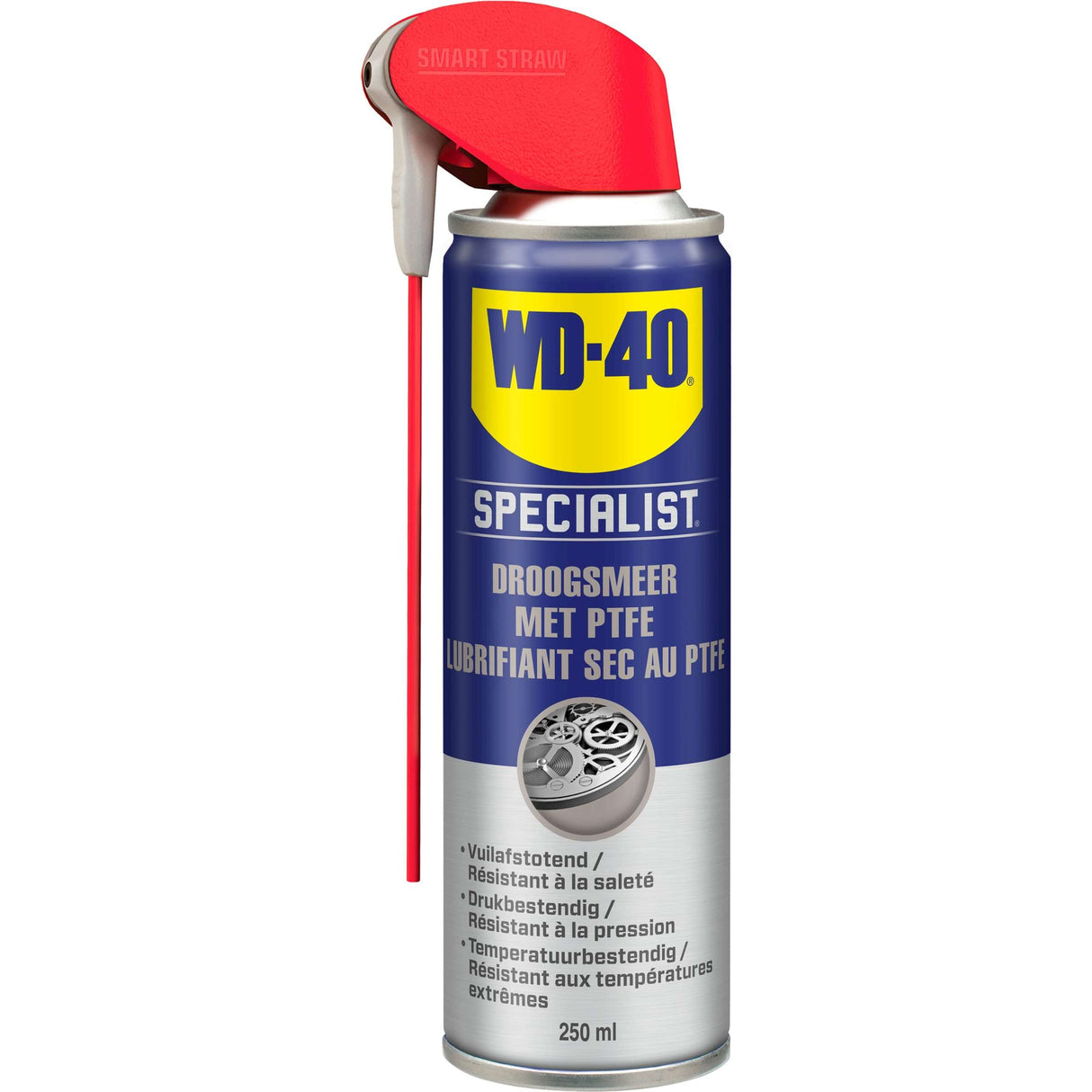 Sprae Speisialtóir WD40 le PTFE 250 ml