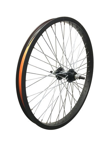 HZB zadnje kolo 20 -palčno Etro 406 BMX Freestyle 48 SPAAKS 14 mm osi črna