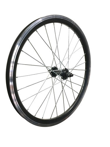 Hh viischt Rad 20x1.75 alu schwaarz