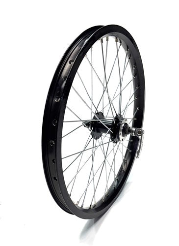 Front wheel 20x1.75 disc brake black spoke 13, including cargo bike