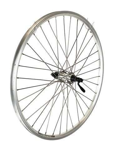 Rodi hënneschter Rad 26x1.75 Sëlwer 8 9 10v Kassett Skorproun Velgrime