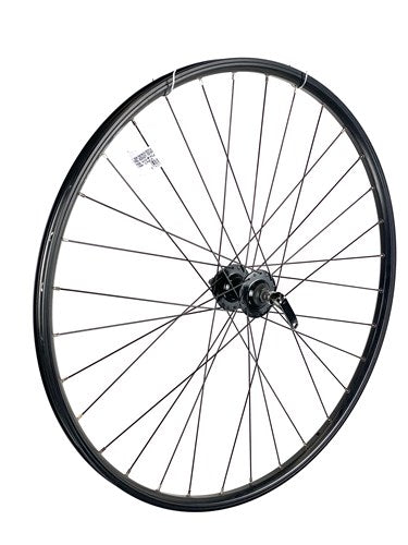 Rueda delantera de Rodi 28 pulgadas 622 freno de disco negro de 6 hoyos rotos
