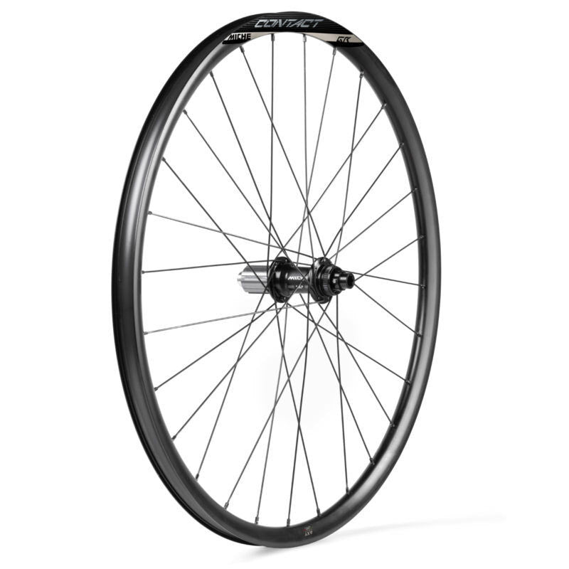 Miche Wielset Contacte GR 28 Shimano Tapa Unbeless Ready Alu
