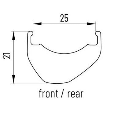 Miche Wheel Set XM 45 Clincher Tires