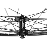 Qibbel forhjul 28 DISC 475 HUB SOM SOGNAGE HOLCH 19 RIM 36G SORT