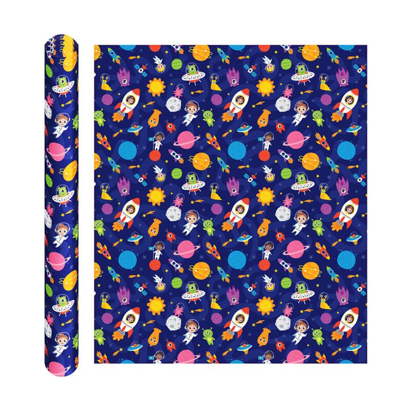 Rollo de papel de regalo de astronauta 3M