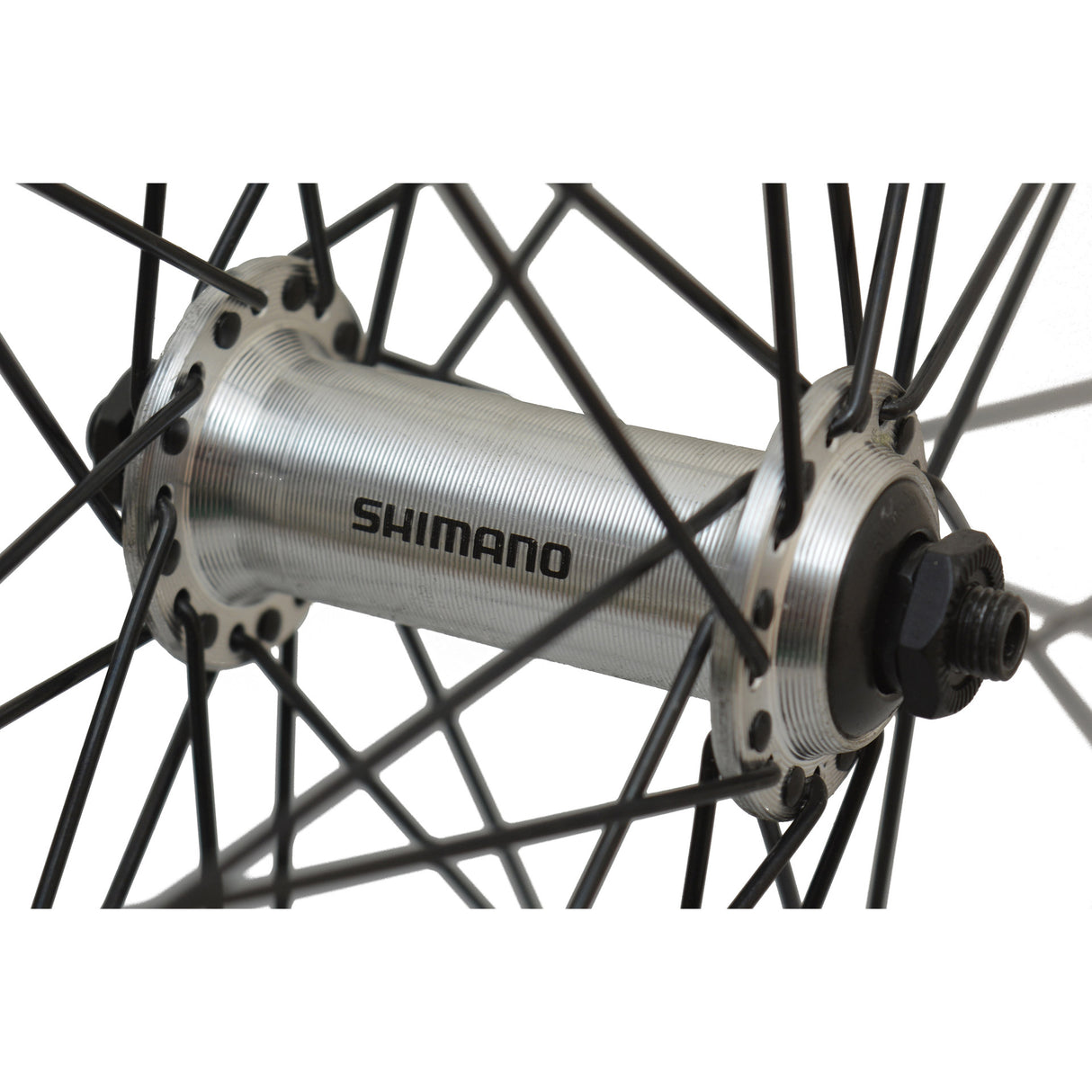 Velox forhjul 28 m240 9x4 rustfrit stål - spaak sort