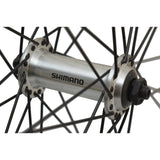 Velox forhjul 28 m240 9x4 rustfrit stål - spaak sort
