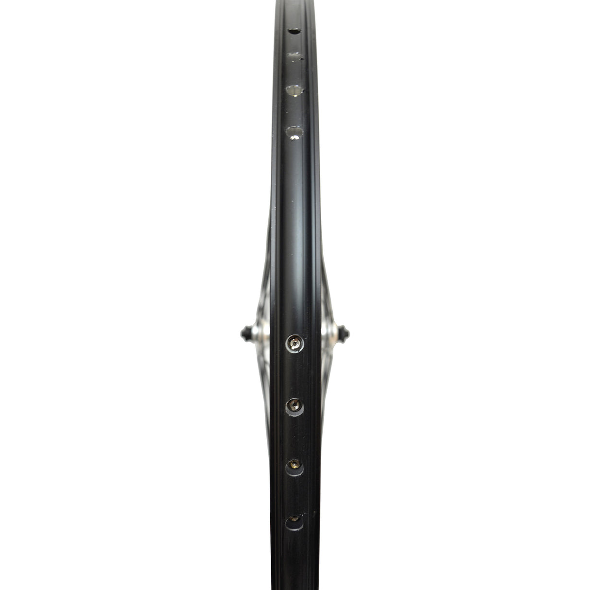 Velox forhjul 28 m240 9x4 rustfrit stål - spaak sort