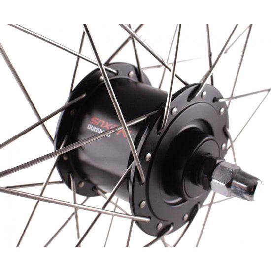 Roland forhjul 28 x 1 5 8 x 1 3 8 tommers hub dynamo svart